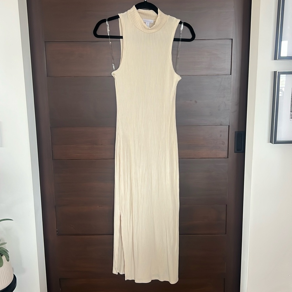 Beyond Yoga Cream Midi Dress